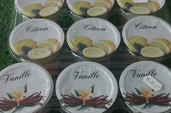 Vente de laitage à Rochetoirin